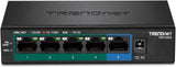 TRENDnet 5-Port Gigabit PoE+ Switch, 32W PoE Power Budget, 10Gbps Swit