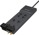 Belkin 8 Outlet Home/Office Surge Protector with Ethernet/Coaxial Prot