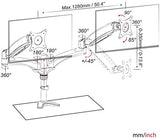 Amer Ergonomic Monitor Mount Articulating Arm (15-24, 27, 28 inch disp