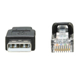 Tripp Lite U009-006-RJ45-X USB-A to RJ45 Rollover Cable 6ft
