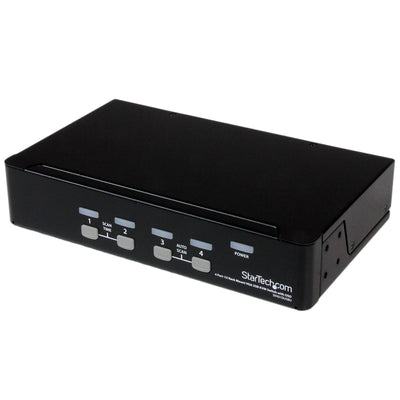 Startech.com 4 Port 1u Rackmount Usb Kvm Switch With Osd - 4 Port - 1u