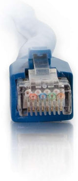 200pi Cat6 Câble correcteur blindé bleu solide 200 pieds