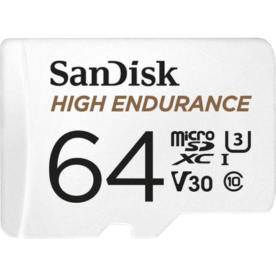 SanDisk 64GB High Endurance Video MicroSDXC Card with Adapter for Dash