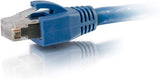 200pi Cat6 Câble correcteur blindé bleu solide 200 pieds