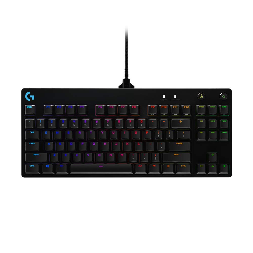 Logitech G Pro Mechanical Gaming Keyboard Blue Clicky