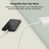 Bloc chargeur USB-C Belkin 25W - Livraison d'énergie avec PPS charge ultra-rapide