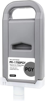 PFI-1700 Cartouche d'encre gris photo remise à neuf