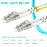 CÂBLE LC/SC MULTIMODE DUPLEX OM3 50/125 3M