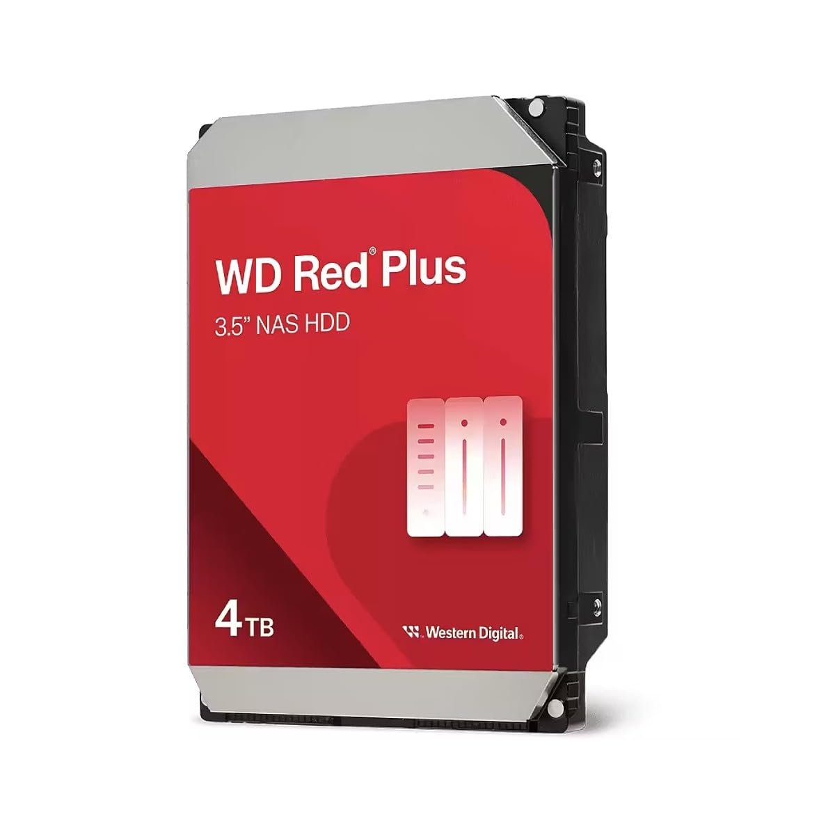 Western Digital 4TB WD Red Plus NAS Internal Hard Drive HDD - 5400 RPM