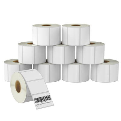 Zebra Label Paper 4 x 3in Direct Thermal Zebra Z-Perform 2000D 1 in co