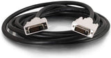 C2G 26911 Câble vidéo numérique DVI-D M/M Double lien, Noir (6,6 pieds, 2 m)