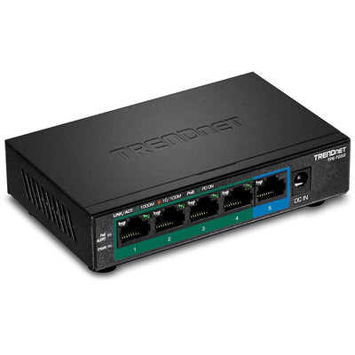 TRENDnet 5-Port Gigabit PoE+ Switch, 32W PoE Power Budget, 10Gbps Swit