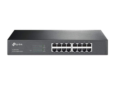 TP-Link TL-SG1016D 10/100/1000Mbps 16-Port Gigabit 13-inch Rackmountab