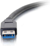 C2G Câble Vidéo USB-C 3.0 vers USB-A 10 Pieds Noir (28833) 10 Pieds