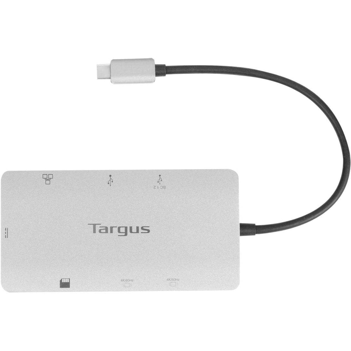 Mini-station d'accueil Ultra Targus USB4 double 4K HDMI avec PD3.1 EPR 140 W avec PASSTHROUGH FRS 40 GBPS (3 USB-C 10 GBPS, 2 USB-A 10 GBPS, Ethernet)