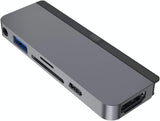 Targus HyperDrive 6-in-1 USB-C Hub for iPad Pro/Air - Silver, (HD319B)