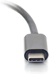 C2G 29826 USB-C to Ethernet Network Adapter, Black