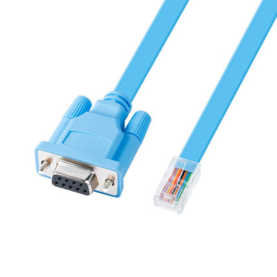 DTECH 6 Feet DB9 to RJ45 Console Cable 9 Pin Female Serial RS232 Port