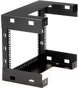 StarTech.com 12-Inch 8U Open Frame Wall Mount Equipment Rack RK812WALL