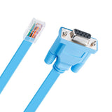 DTECH 6 Feet DB9 to RJ45 Console Cable 9 Pin Female Serial RS232 Port
