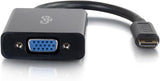 C2G 41350 Adaptateur convertisseur HDMI Mâle vers VGA Femelle, noir