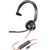 Casque USB-C monaural HP Poly Blackwire 3310