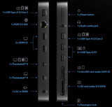 Dock ASUS Triple 4K Thunderbolt 4 DC500 : noir, Thunderbolt 4, Éthernet