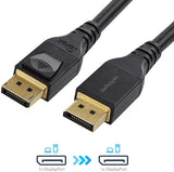 StarTech.com 1m VESA Certified DisplayPort 1.4 Cable - 8K 60Hz HBR3 HD