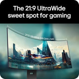 LG Ultragear 39GX900A 39” OLED Curved Gaming Monitor - WQHD 240Hz, 0.0