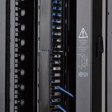 Tripp Lite Vertical Server Rack Enclosure Cable Manager, Finger Duct w