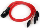 StarTech.com SAS8087S4R50 50cm SFF-8087 to 4X SATA, Internal Mini SAS