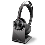 Poly Voyager Focus 2 USB-C-C Headset USB-C/A Adapter Charging Stand (A