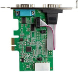 Carte adaptateur série RS232 PCI Express 2 ports StarTech.com - PCIe RS232