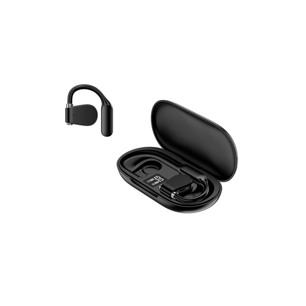 Adesso Xtream T4 Open-Ear Bluetooth 5.3 Wireless Earbuds with Touch Co
