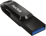 SanDisk 32GB Ultra Dual Drive Go Clé USB Type-C, Noir - SDDDC