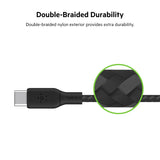 BOOSTCHARGE USB-C TO USB-C CABLE 100W  3M BLACK MULTI 6