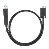 Câble USB-C mâle vers USB-C mâle Targus avec vis et attache USB-A, 1 m