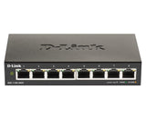 Commutateur Ethernet administré intelligent Gigabit 8 ports D-Link, L2, VLAN, QoS, IG