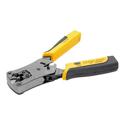 Tripp Lite T100-001-TST RJ45 Wire Crimper with Built-in Cable Tester
