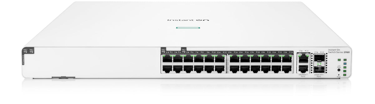 HPE Networking Instant On Switch Series 1960 24-Port Gb Smart-Managed
