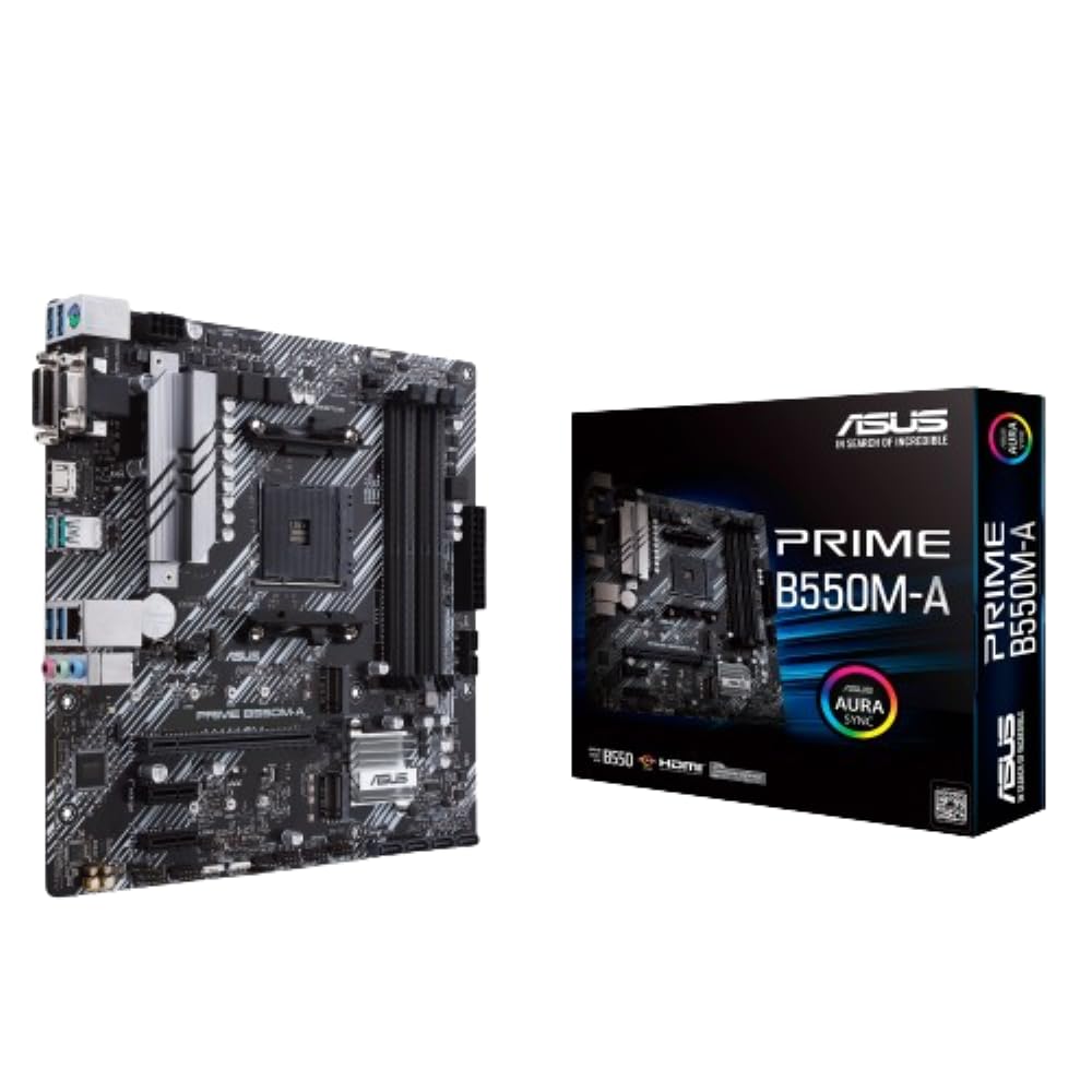ASUS Prime B550M-A WiFi II AMD AM4 (3rd Gen Ryzen™) Micro ATX Motherbo