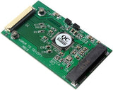 Adaptateur SSD mSATA vers CE ZIF Mini PCI-E SSD mSATA vers connecteur 40 broches 1,8 pouce