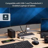 Station d'accueil USB-C StarTech.com - Double écran HDMI et DisplayPort 4K 30 Hz - États-Unis