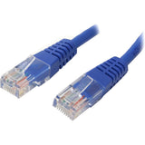 StarTech.com Cat5e Ethernet Cable - 50 ft - Blue - Patch Cable - Molde