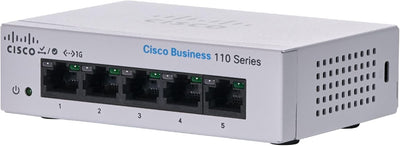 Cisco Business CBS110-5T-D 5-Port Gigabit Unmanaged Switch