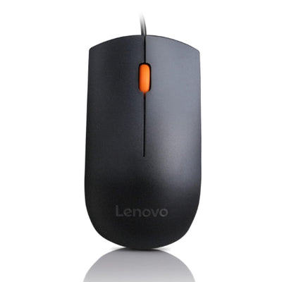 Lenovo 300 USB Wired Computer Mouse - Full Size Optical Ambidextrous M