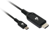 IOGEAR USB-C to 4K HDMI Cable, 2 Meter, G2LU3CHD02 6.6 Feet USB-C to 4