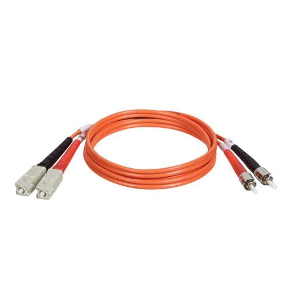 DUPLEX MULTIMODE 50/125 FIBER PATCH CABLE (SC/ST)/ 5M (16-FT.)