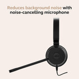 Jabra Evolve 20 SE Wired Dual-Ear Headset with Microphone for Work, US