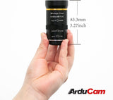 Arducam 8-50mm C-Mount Zoom Lens for IMX477 Raspberry Pi HQ Camera, wi